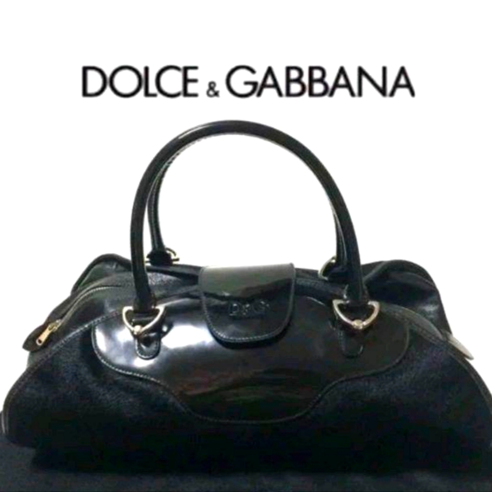 Dolce Gabbana Vintage Calf Hair Purse
